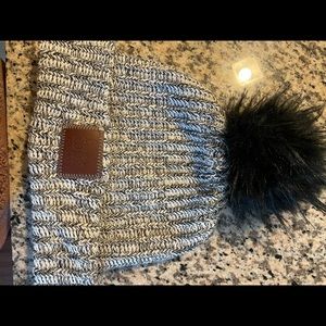 Love Your Melon beanie with detachable Pom Pom